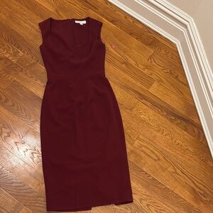 Dress the population Elegant Burgundy Sleeveless Dress size XXS